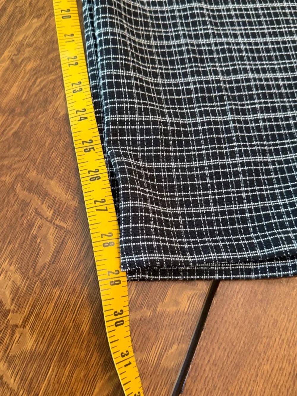 Lumière Black & White Windowpane Wide Leg Pants Size Small NWT - Picture 4 of 9